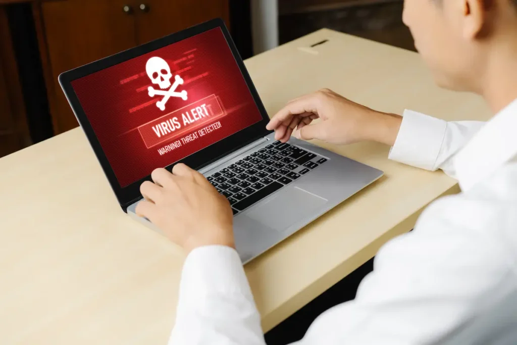 cara menghapus virus di laptop